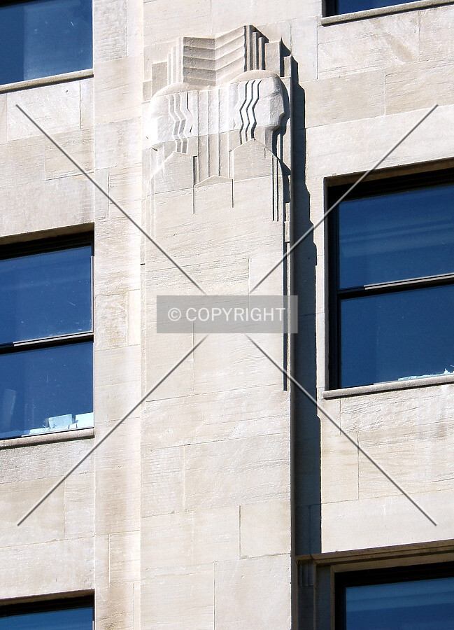 Facade detail from the east
