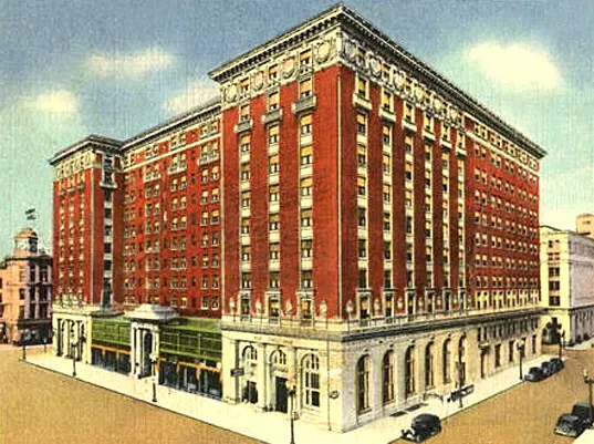 Vintage view from the northeast