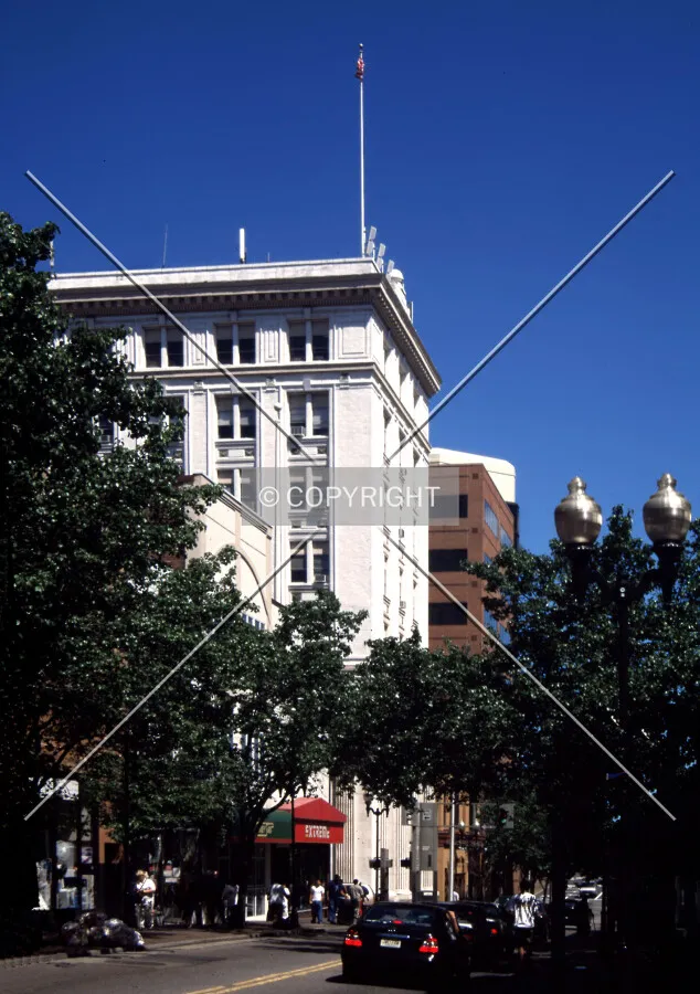View from the southeast along George Street