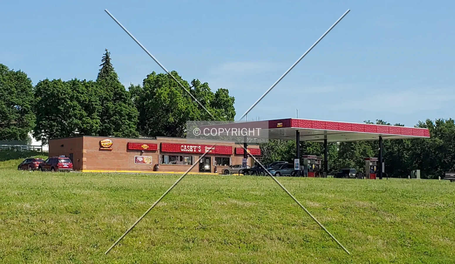 Northwest view; July 18, 2020