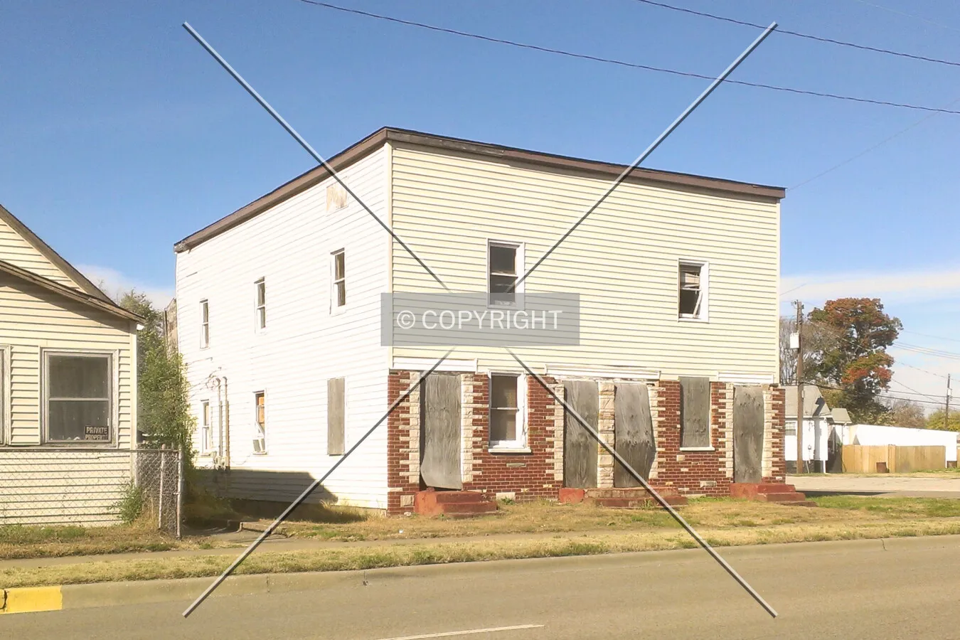 View from the southwest; November 8, 2013