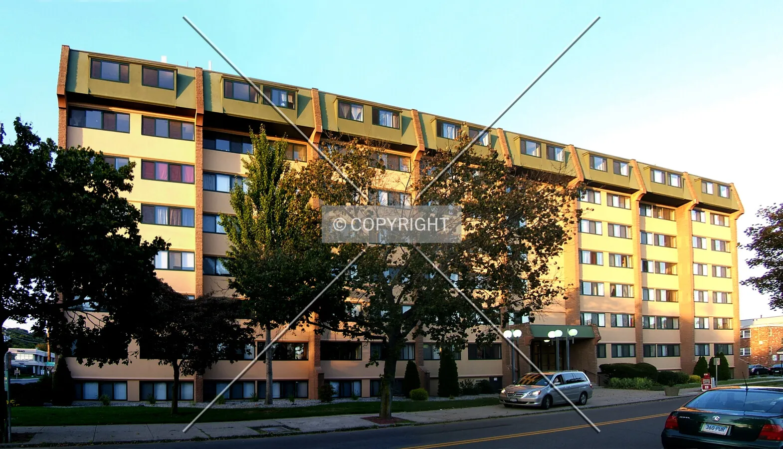 View from the southwest