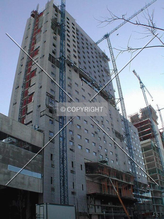 View of the building from the entrance of Hotel Princess