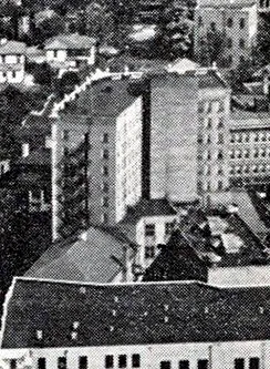 Vintage view from the northwest