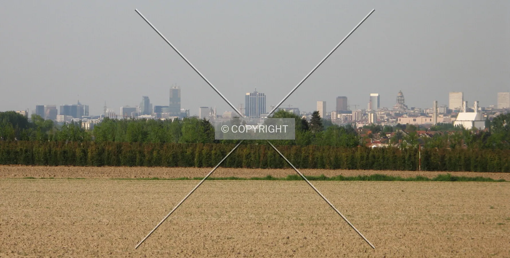 Distant view from the south