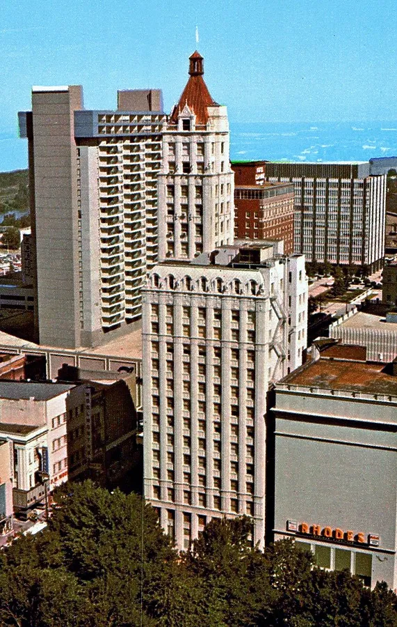 Vintage view from the south