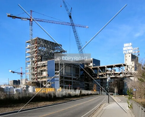 Full elevation to the west along West River Parkway