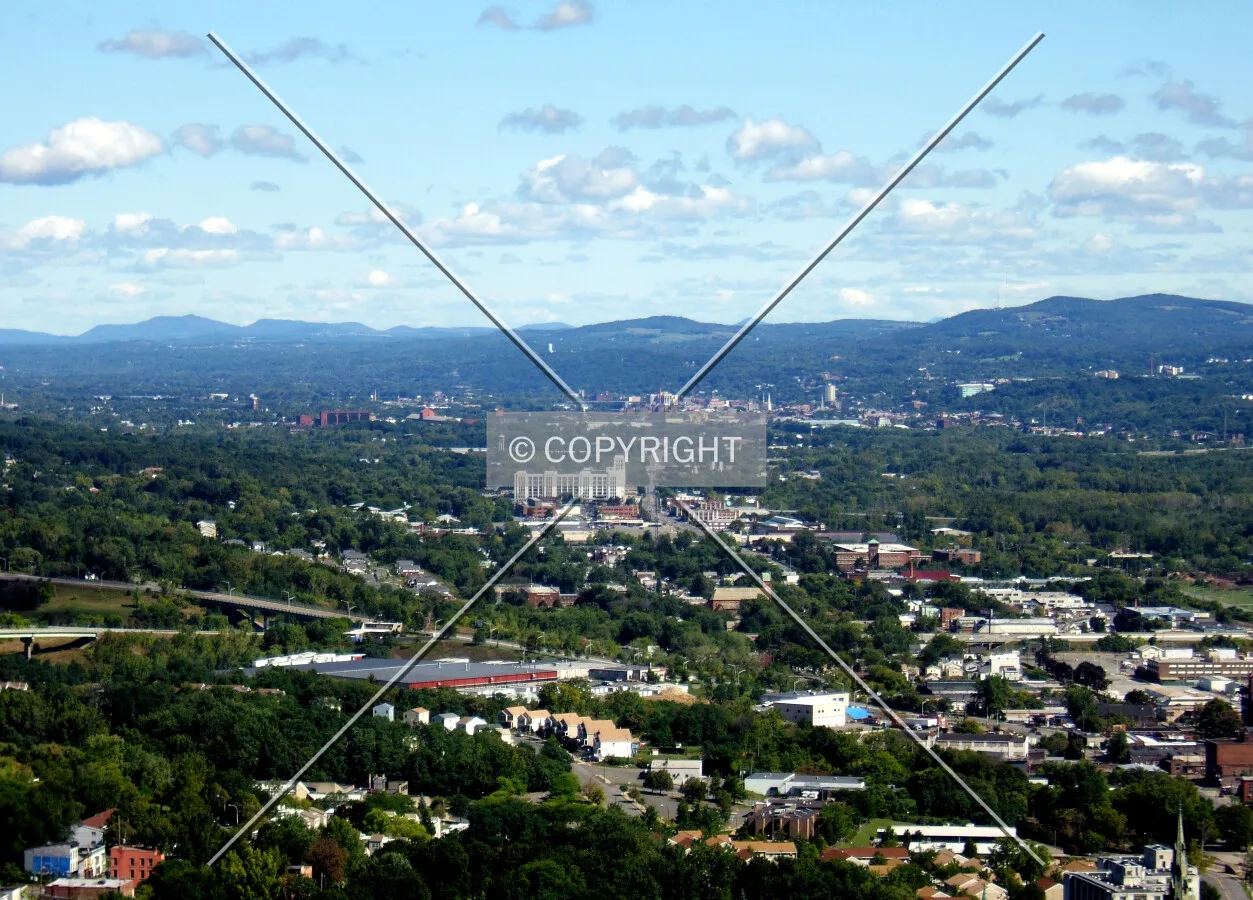 View northeast toward Troy from Albany