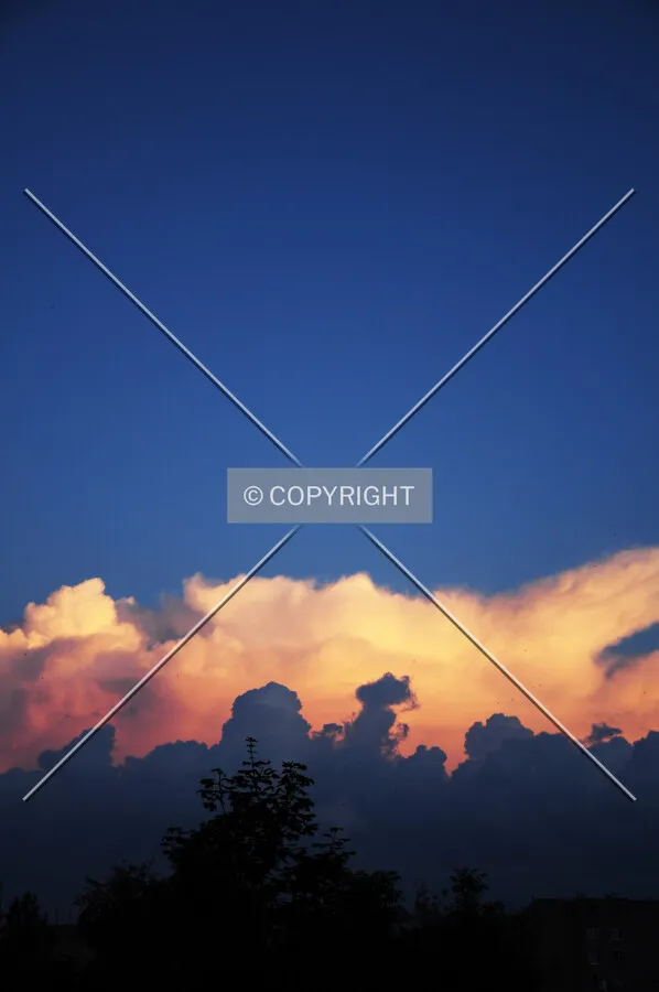 Evening clouds