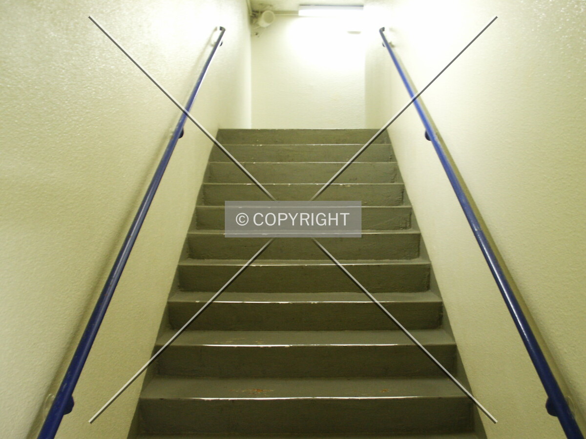 Stairway from the observation deck to the roof