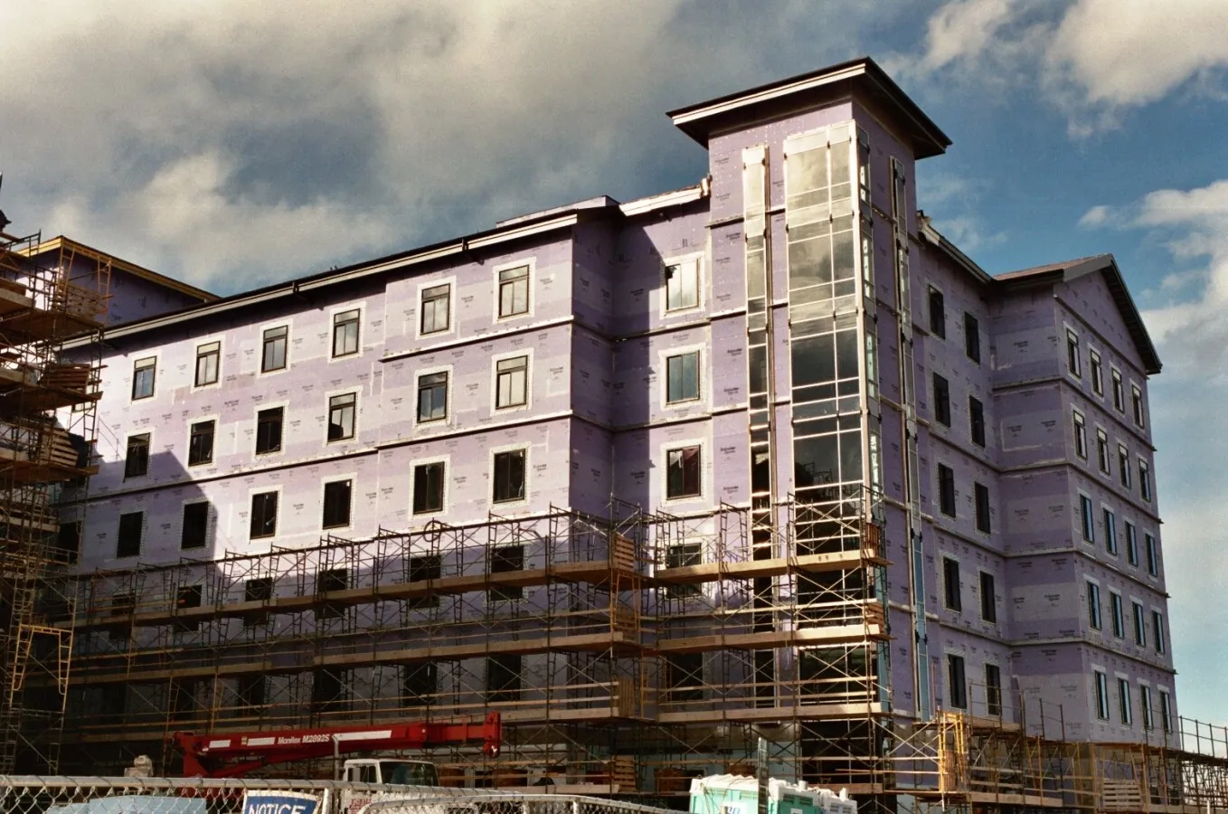 View from the southeast