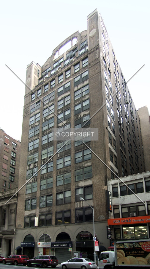 View from the south on 43rd Street