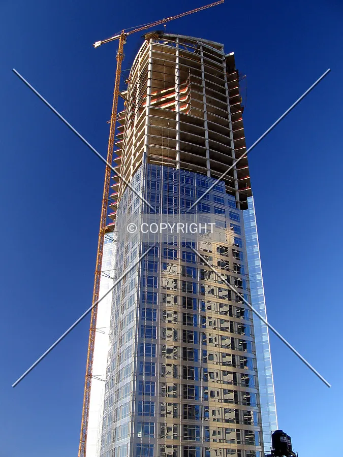 Looking up from the southwest