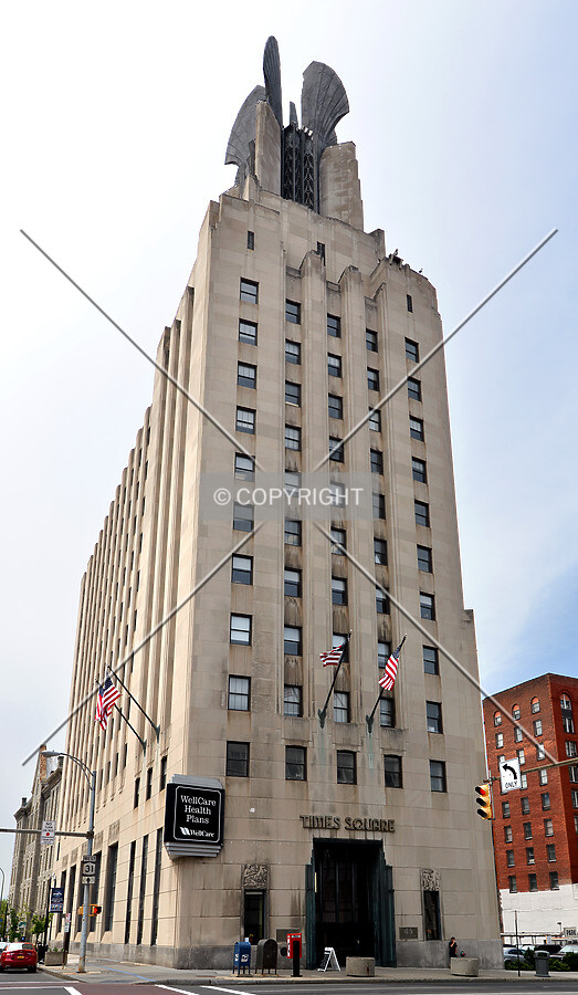 View from the east at Broad Street and Exchange Boulevard