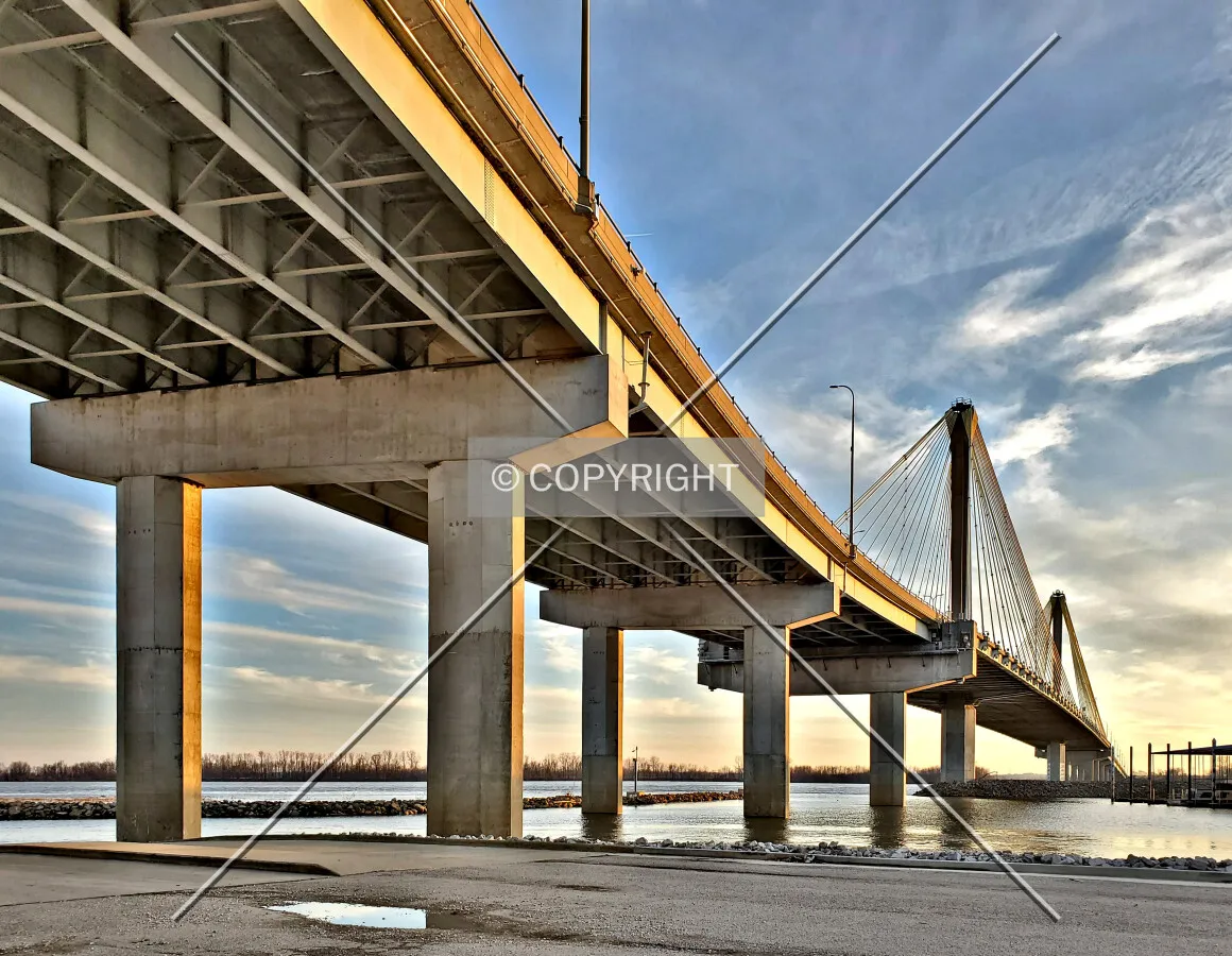 View from the north; March 25, 2020