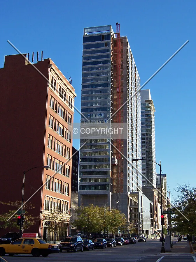 Looking south from the intersection of Wells Street and Congress Parkway