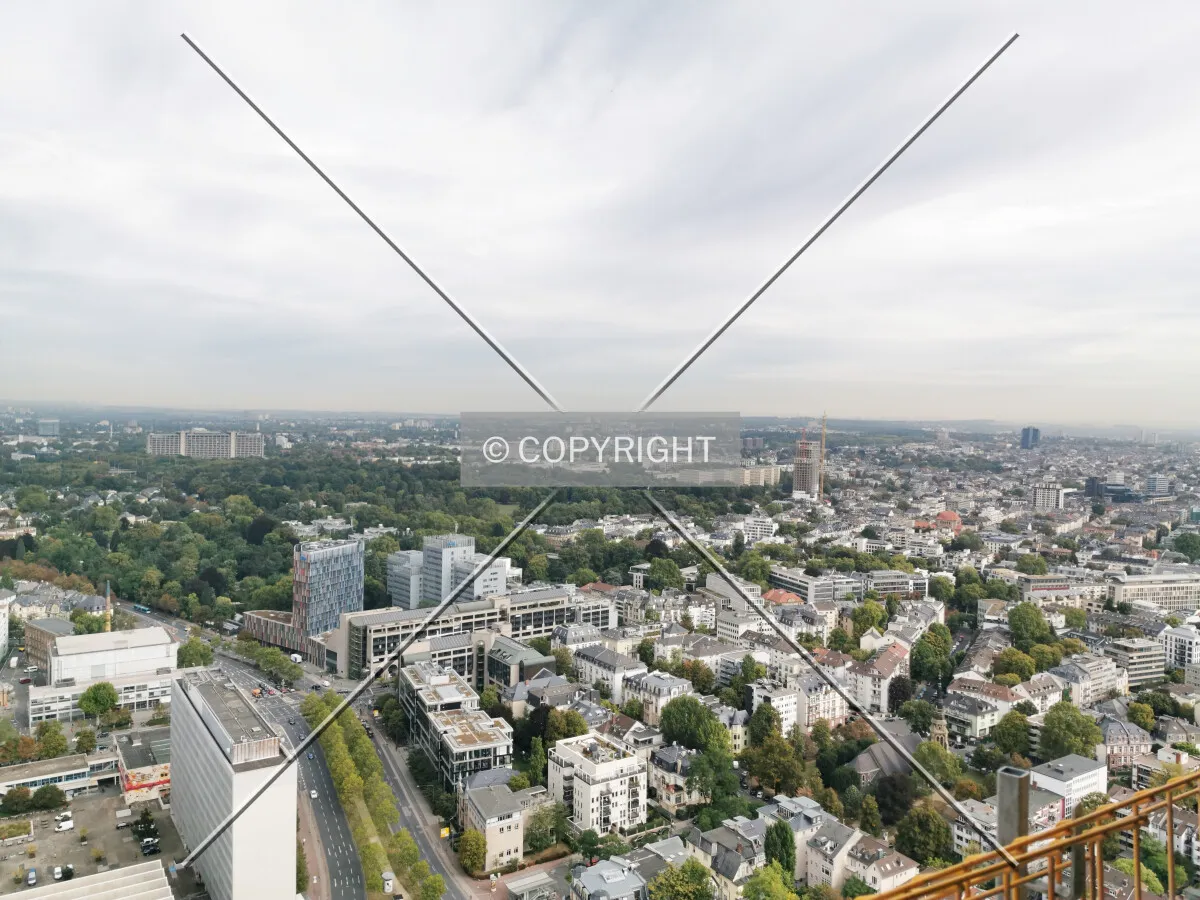 View over Frankfurt Bockenheim