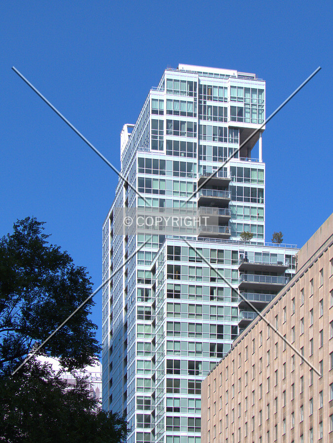 View to the northwest along Boulevard Robert-Bourassa