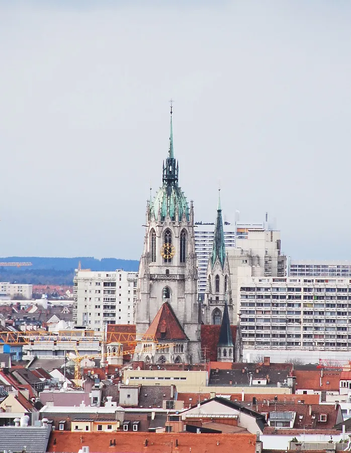 View from the Rathaus observation deck