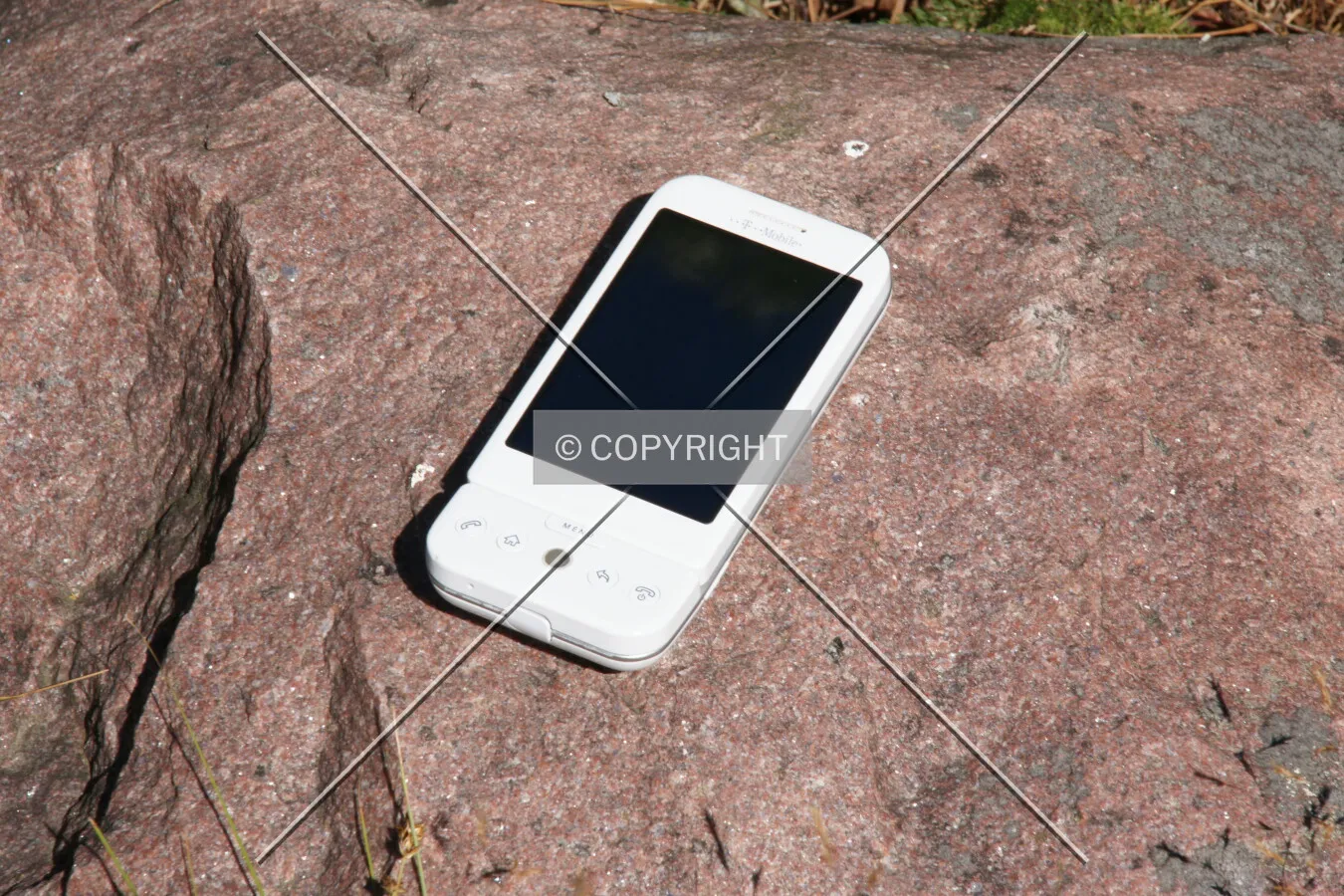 Google's G1 phone (folded)
