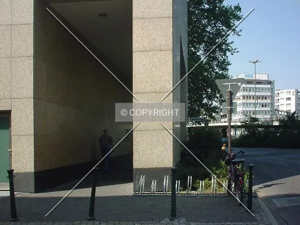 The street in front of the building