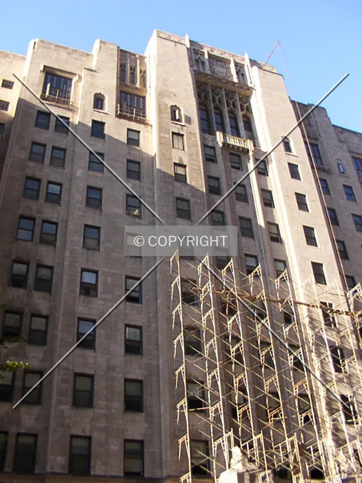 North façade shortly before demolition