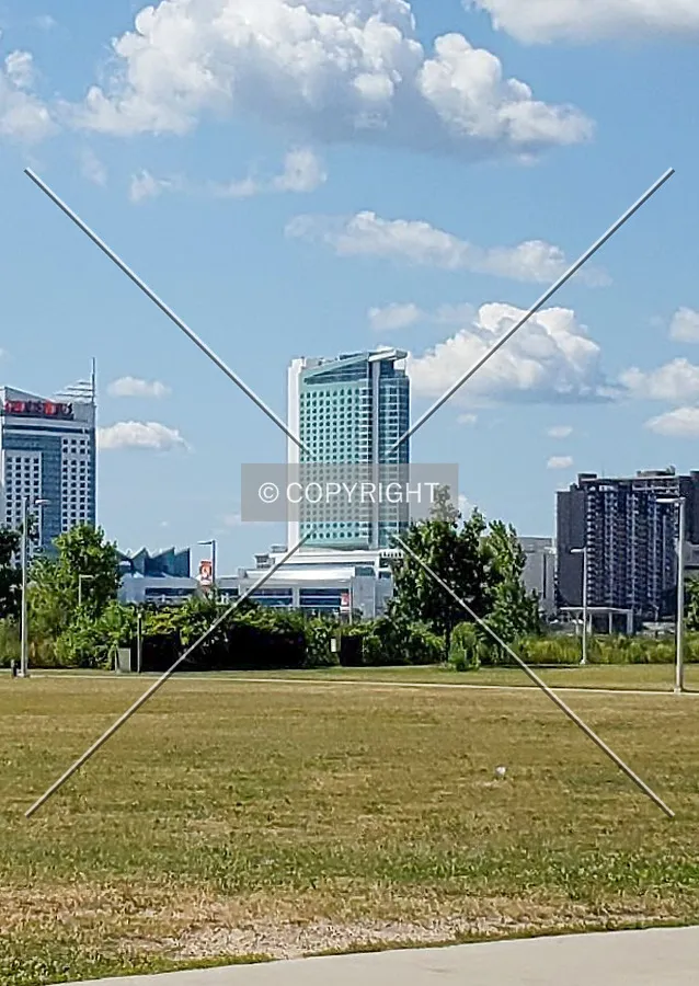 Distant view from the northwest; August 10, 2019