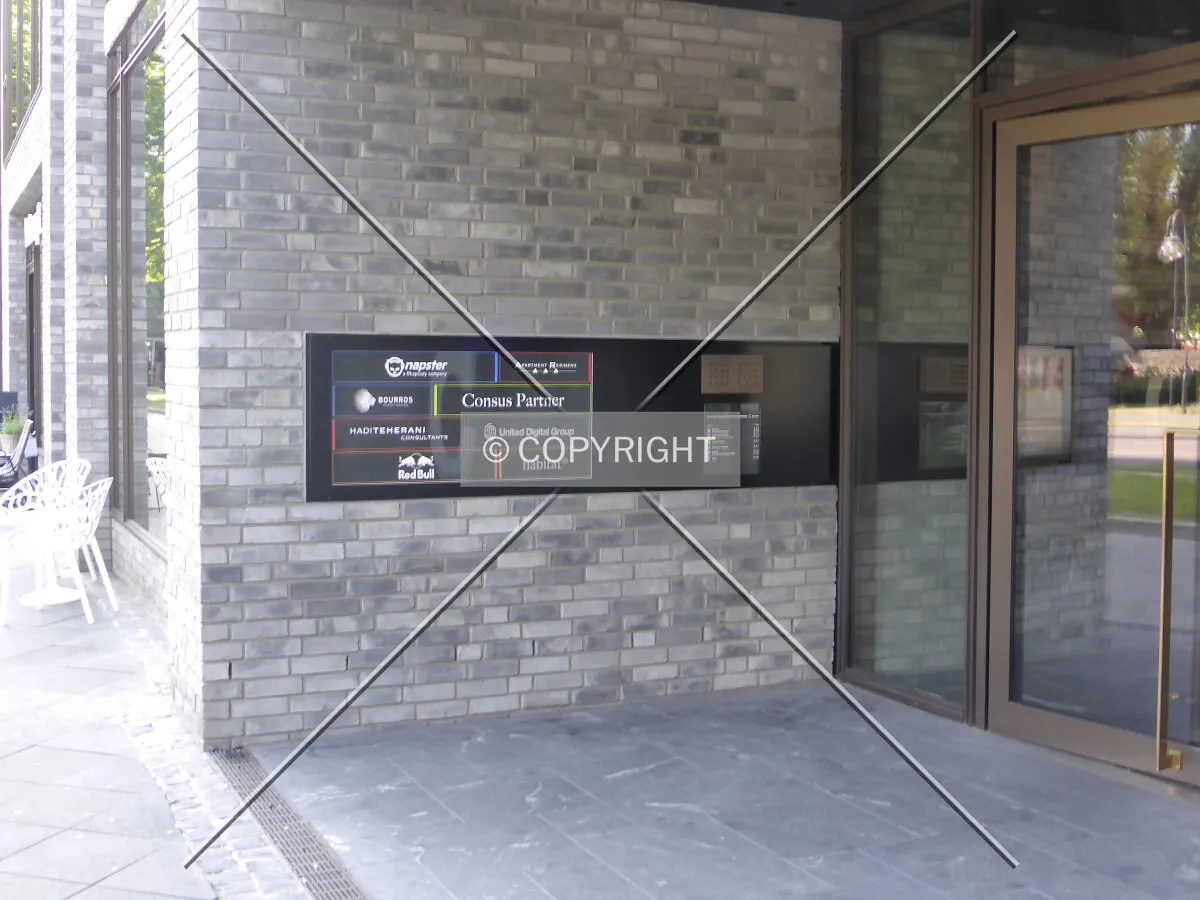 Tenant sign at Stephanstraße 5