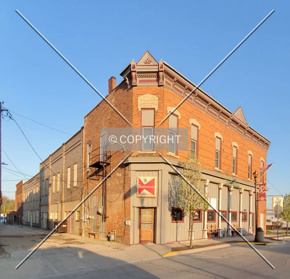 Northwest view; May 9, 2020