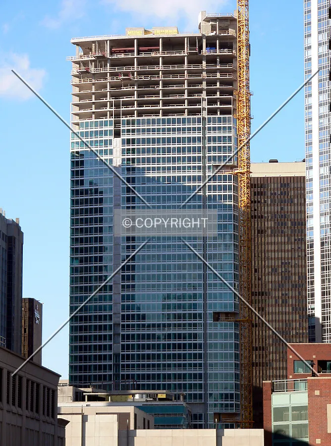 View to the north from Wacker Drive