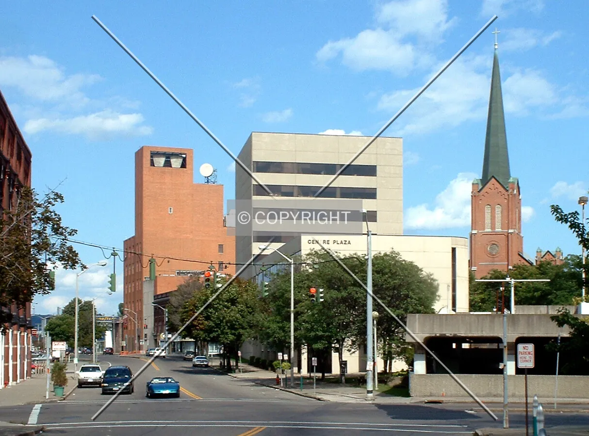 View from the west along Henry Street