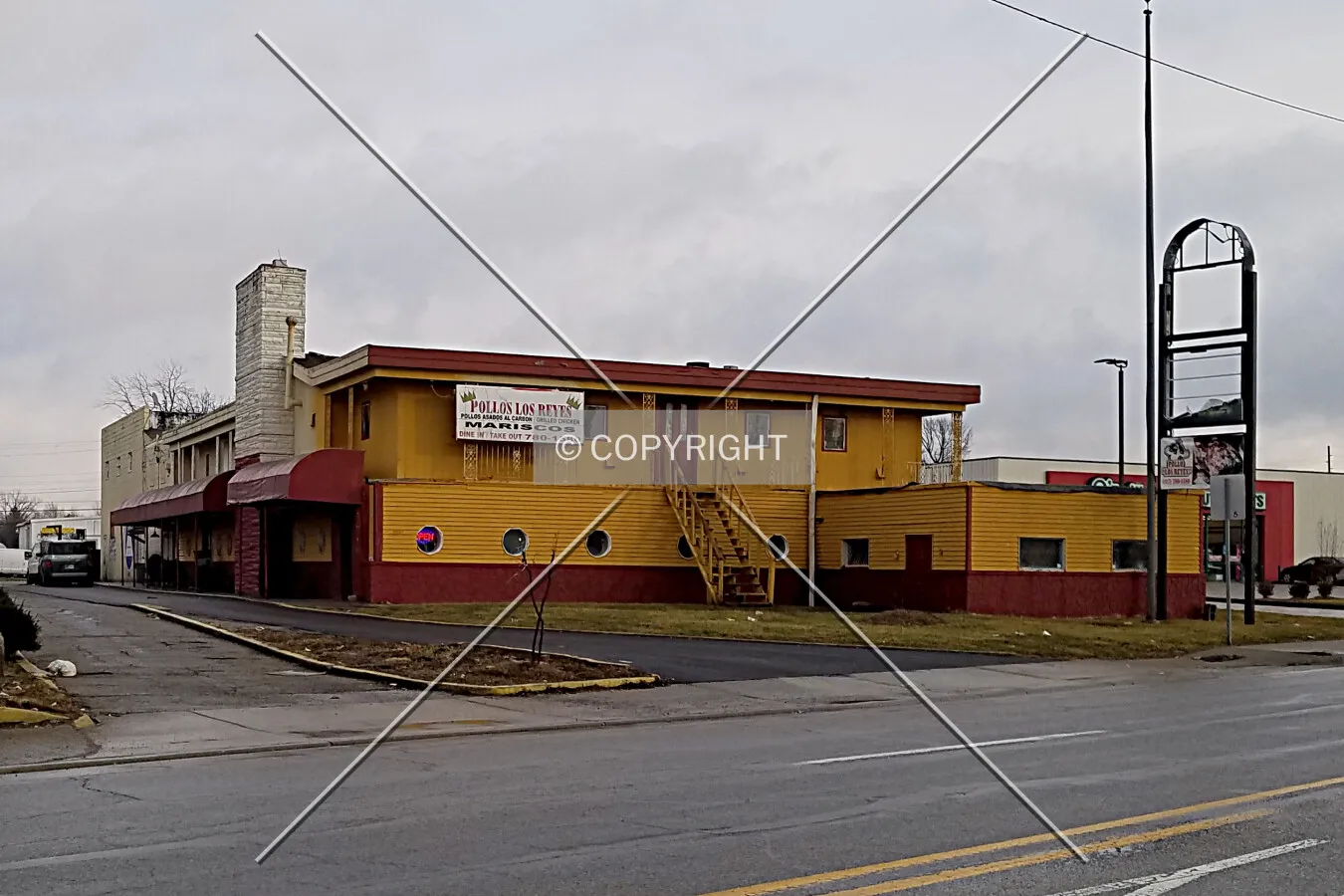 View from the west; January 27, 2018