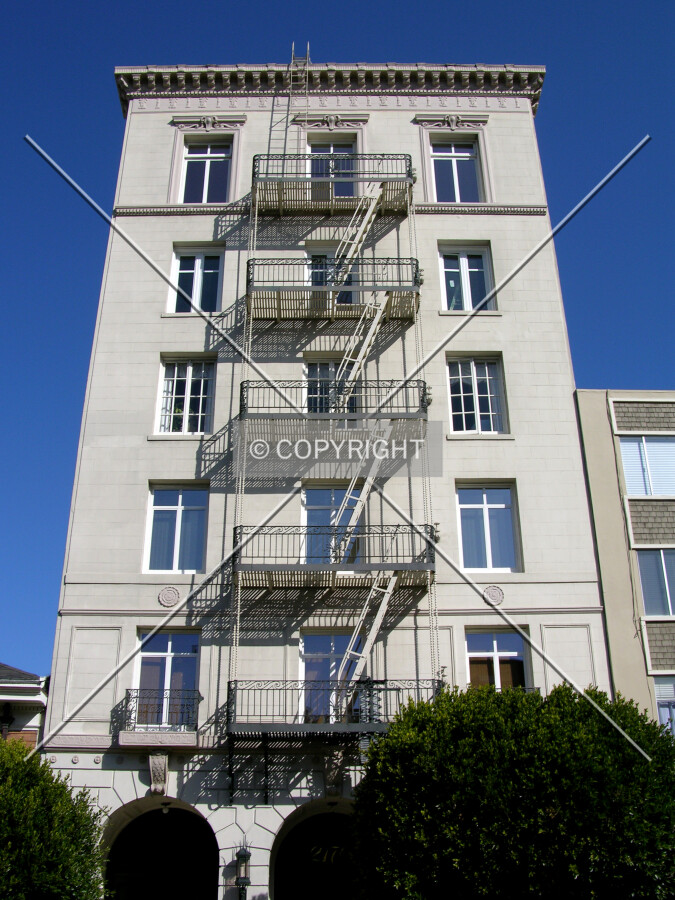 Looking up the southern side from across Jackson Street