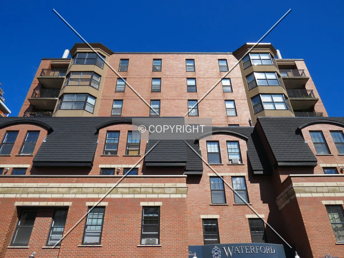 Looking up from Hollis Street