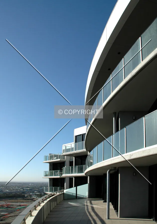 View from the penthouse balcony