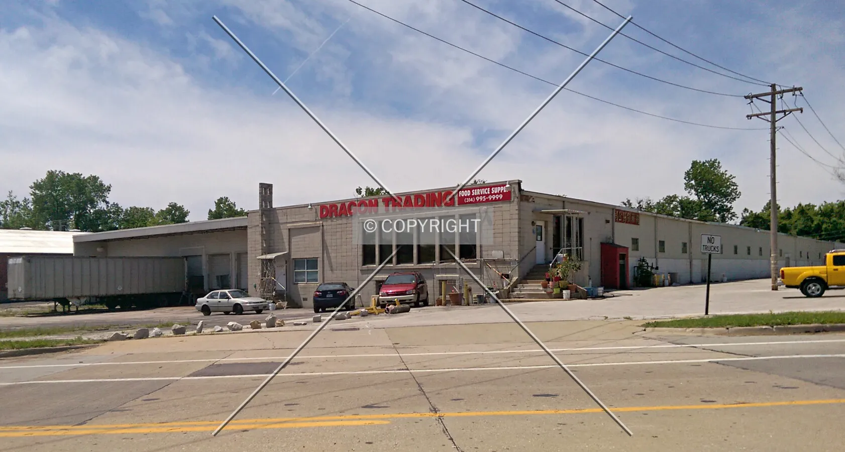 View from the east; May 13, 2015