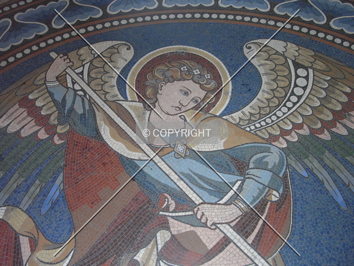 Mosaic in Kaiser-Wilhelm-Gedächtniskirche Berlin