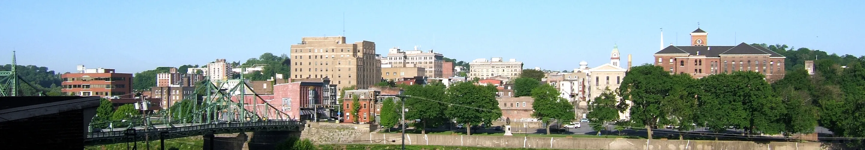 Downtown from the northeast