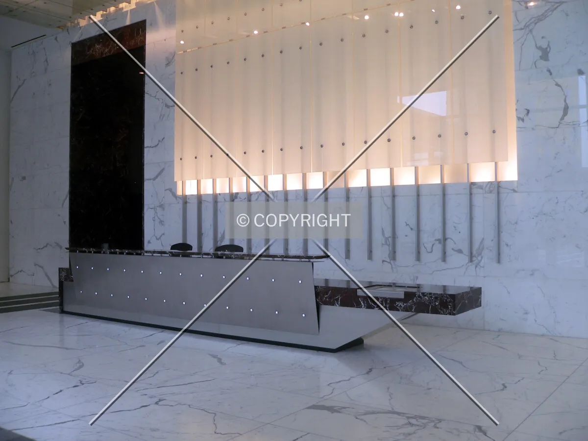 View into the lobby area