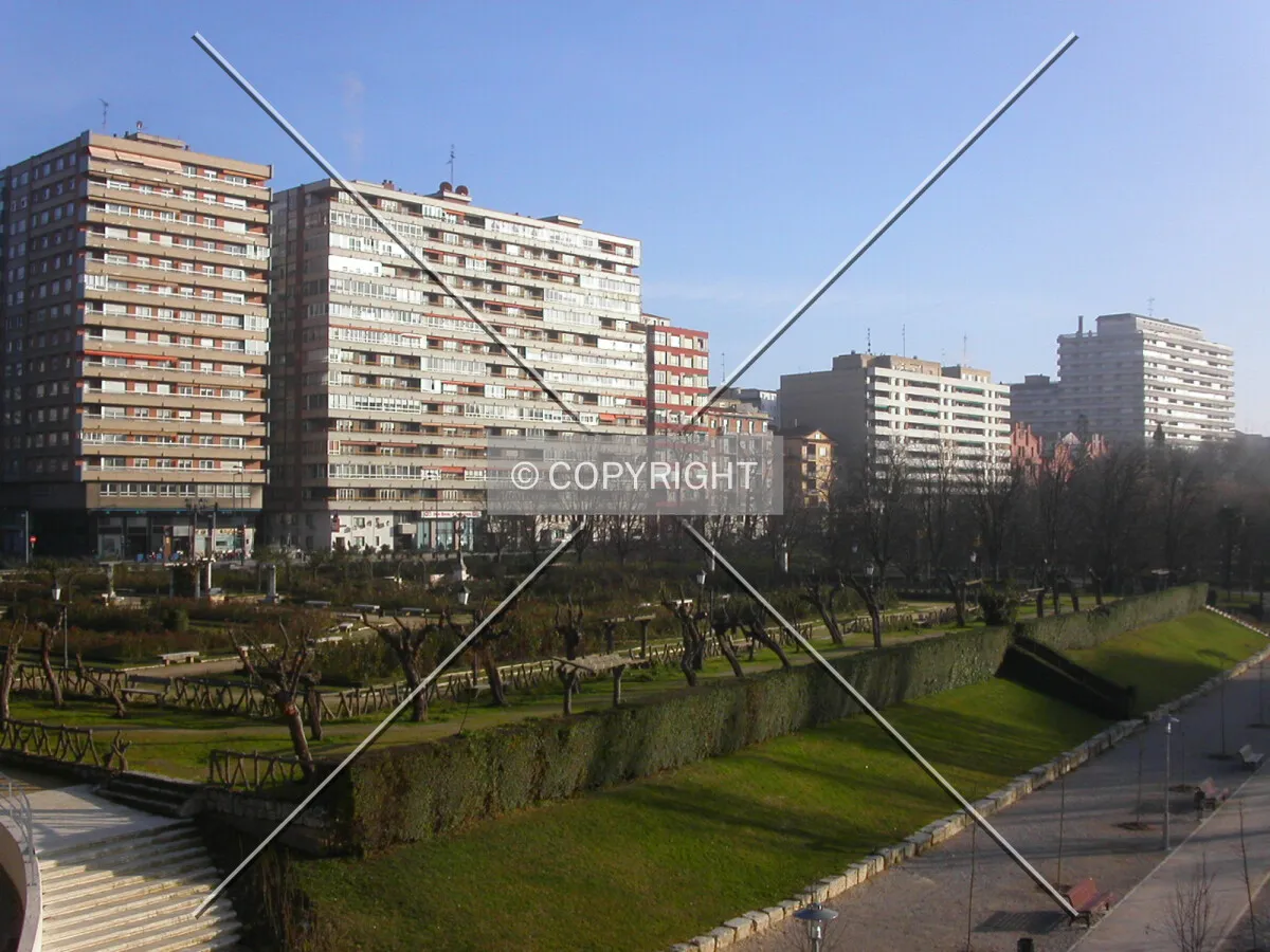 Paseo de las Moreras as seen from the north