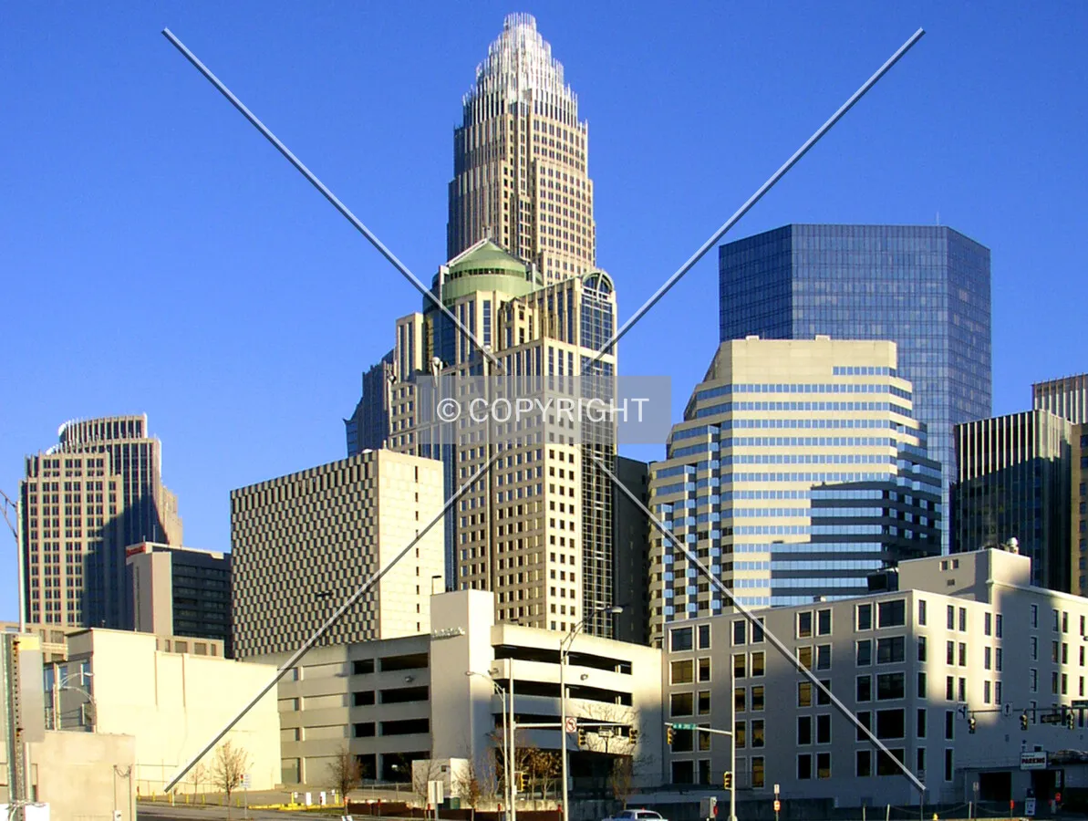 Looking northeast from Mint Street