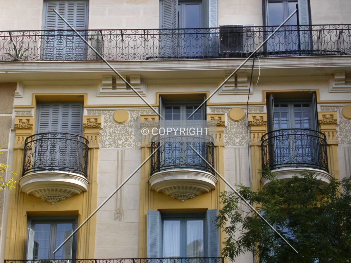 Typical architecture of the district