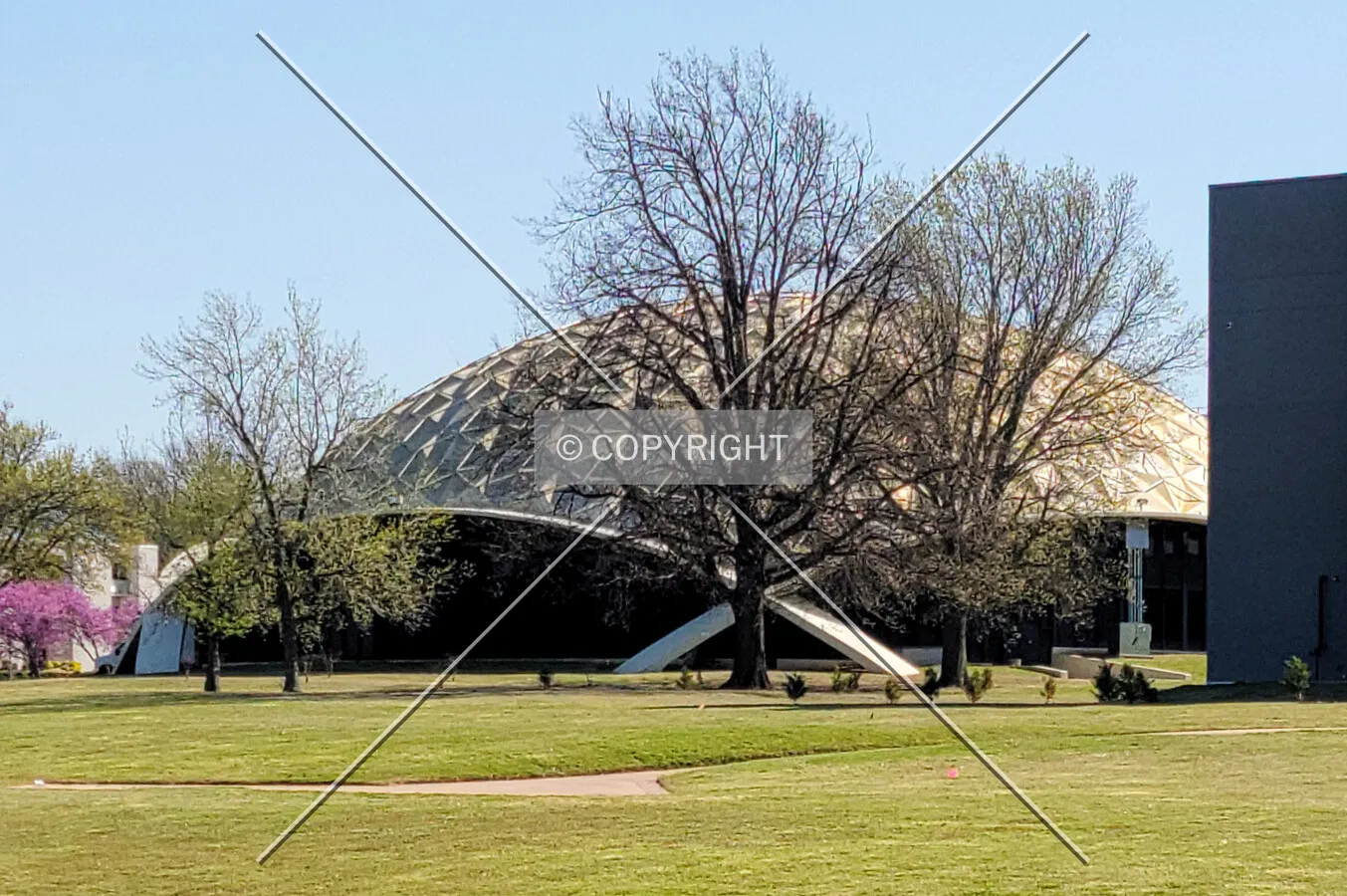From the southwest; April 2, 2021