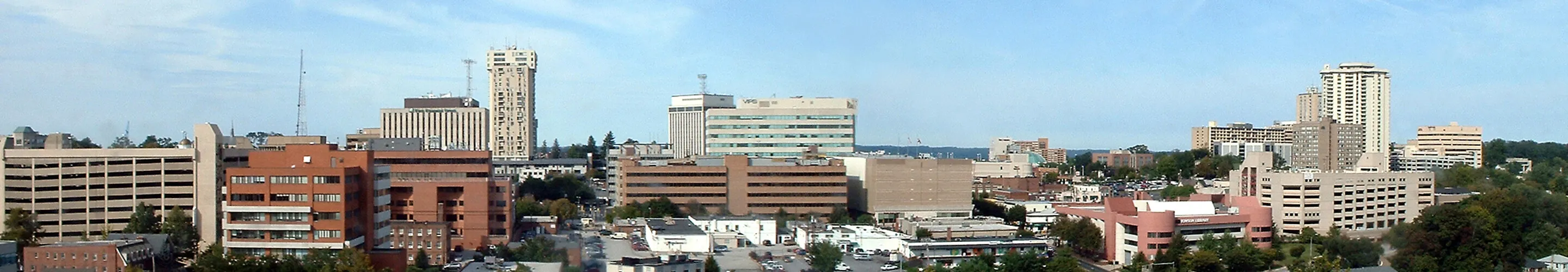 Downtown from the south