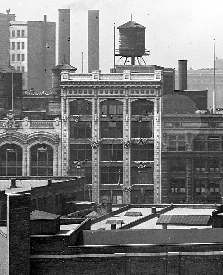 Vintage view from the northeast