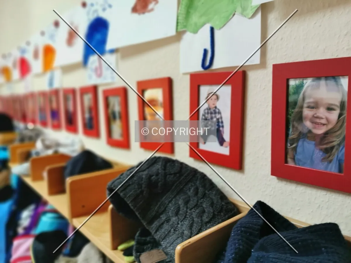 Inside a kindergarten