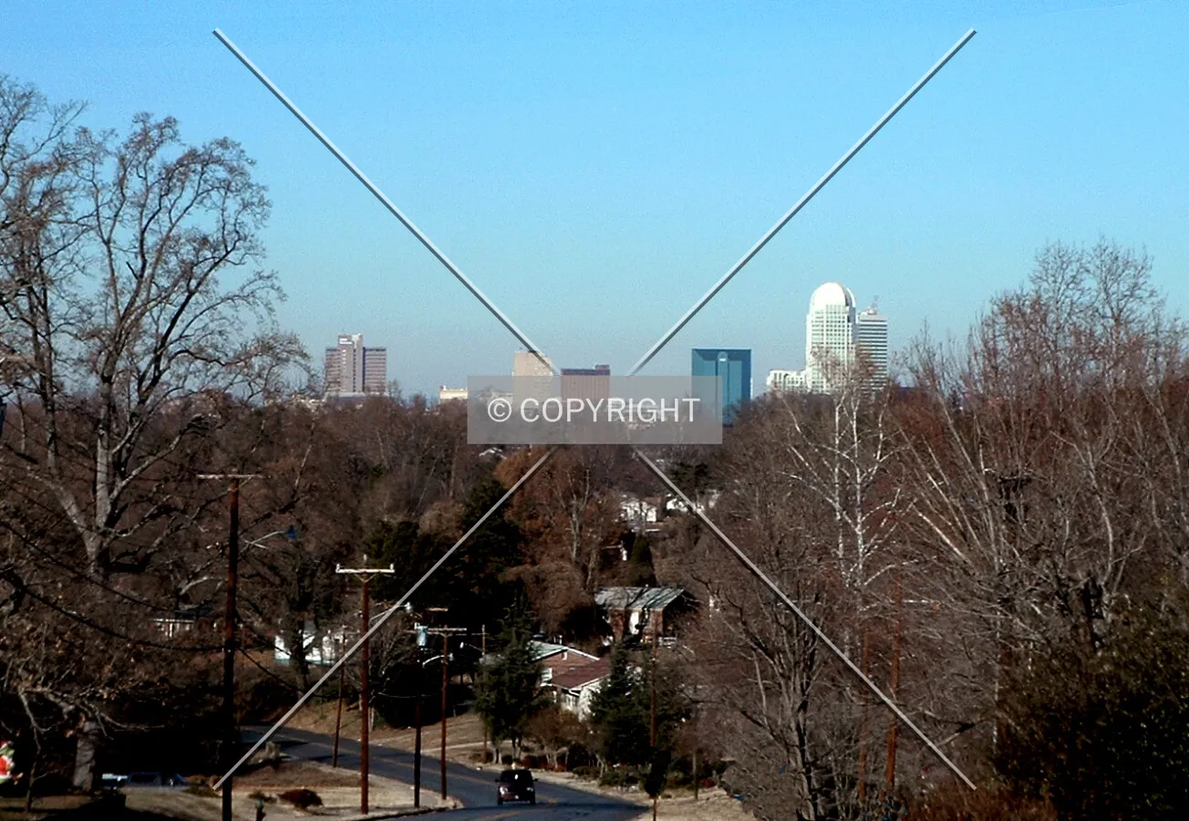 Downtown from the southern suburbs