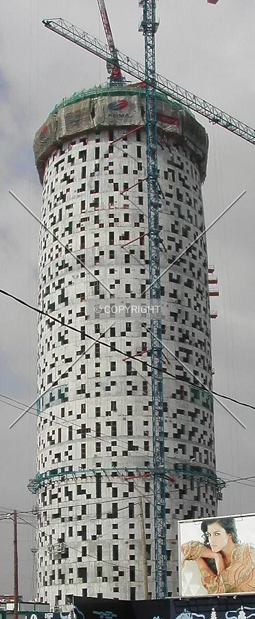 View of the tower on March 25