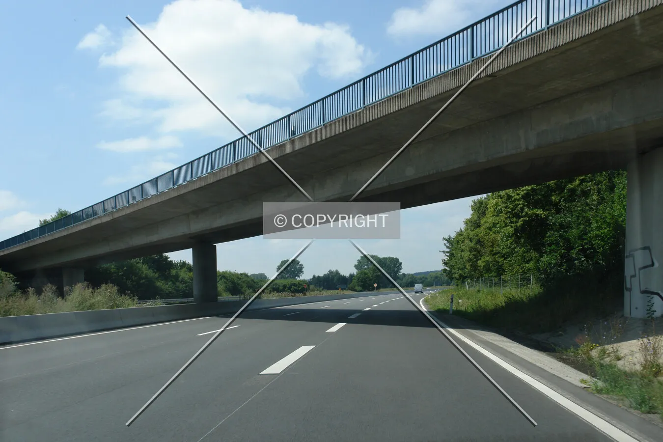 Highway B26 nearby Groß-Zimmern