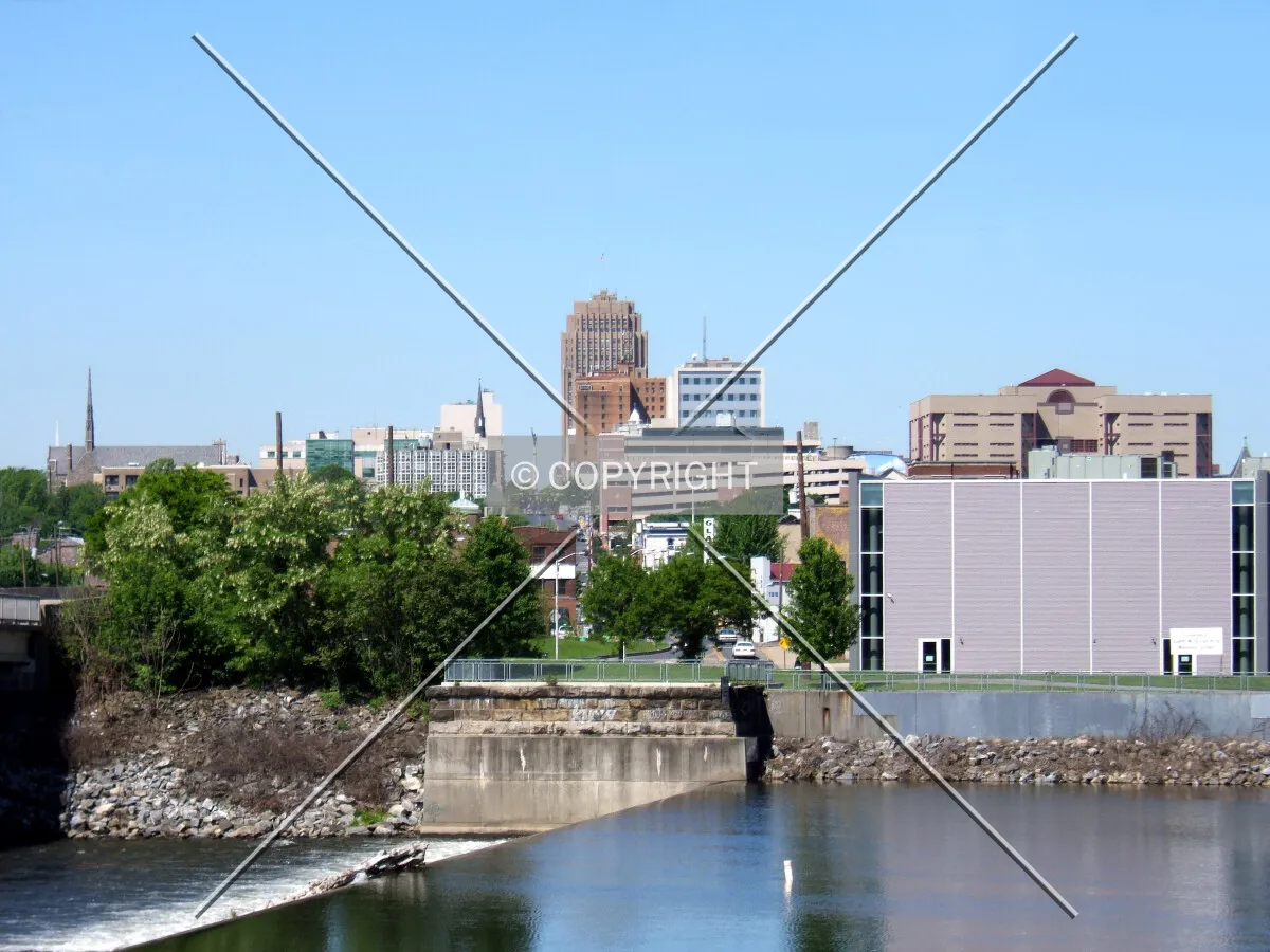 Downtown from the northeast